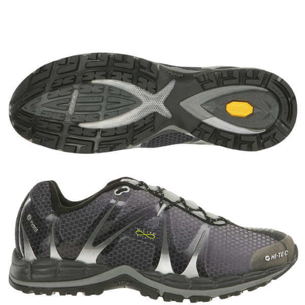Hi-Tec V-Lite Infinity eVent Men's Trail Running Shoe - Black/Silver