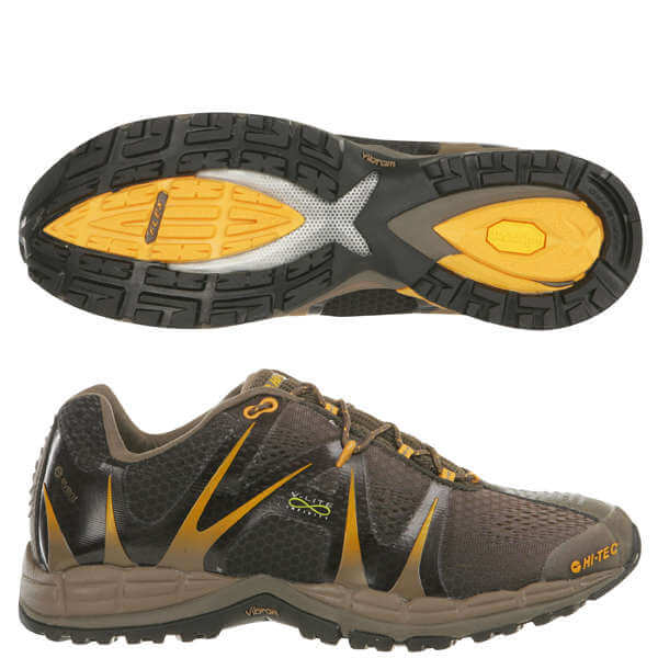 Hi-Tec V-Lite Infinity eVent Men's Trail Running Shoe - Olive/Taupe