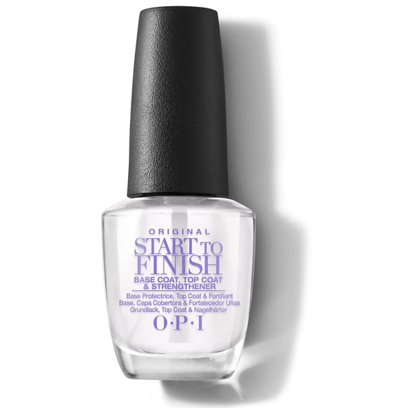 OPI Start To Finish 3-in-1 Strengthener Base and Top Coat 15ml