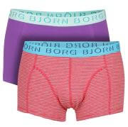 Bjorn Borg Short Shorts - 2 pack Melange Stripe- Lollipop 