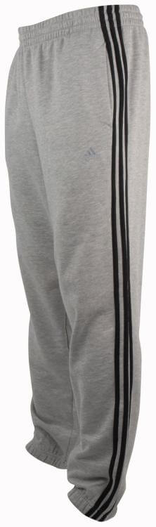 Essential 3 Stripe Sweat Pant - Grey