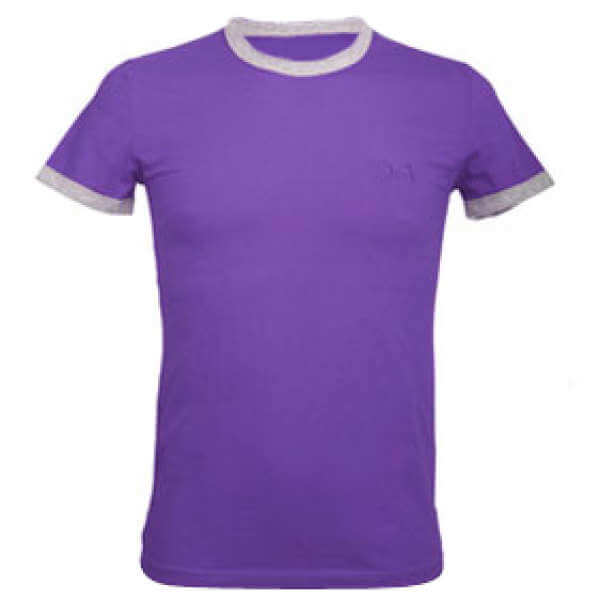 D&G Colourful Round Neck T-Shirt - Purple