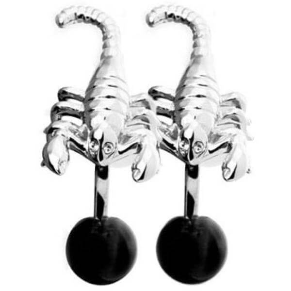 Tateossian Scorpion Cufflinks (Black)