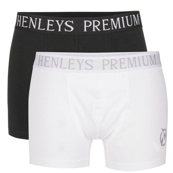 Henleys Cargate Boxers - Black/White