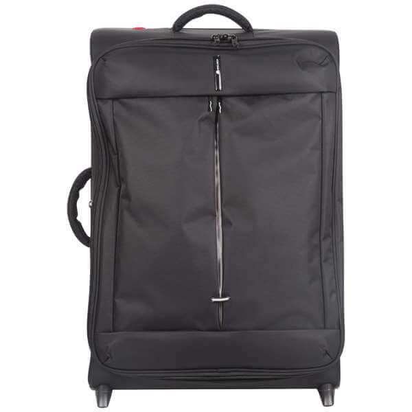 Delsey Fiber Lite 72Cm Expandable Trolley Case - Black