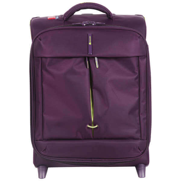 Delsey Fiber Lite 50Cm Expandable Cabin Trolley Case - Lilac