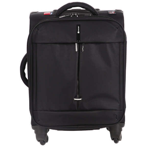 Delsey Fiber Lite 53Cm 4 -Wheel Cabin Trolley Case - Black