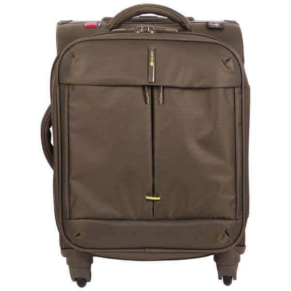 Delsey Fiber Lite 53Cm 4 -Wheel Cabin Trolley Case - Iguana