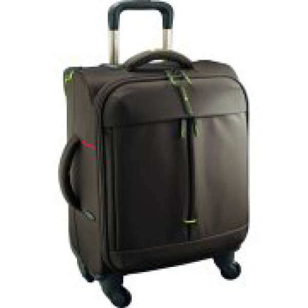 Delsey Fiber Lite 65Cm 4 -Wheel Expandable Trolley Case - Iguana