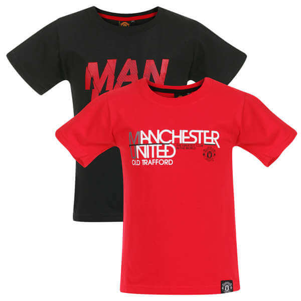 Boys' Manchester United 2-Pack 1878 T-Shirts