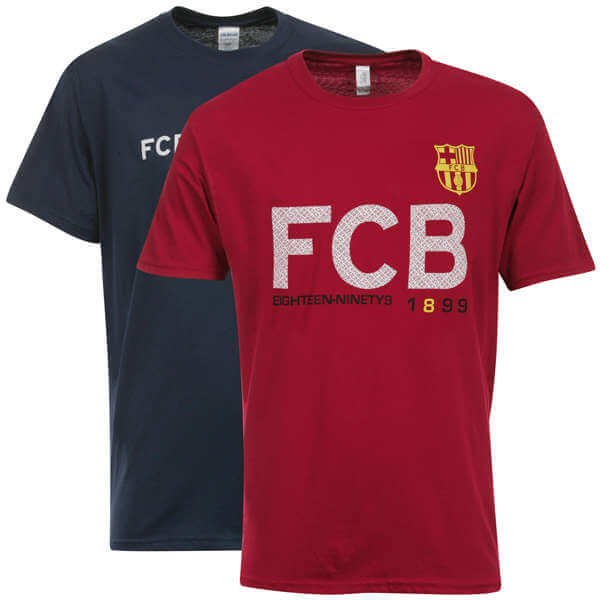 Men's Barcelona 2 Pack FCB Graphic T-Shirts