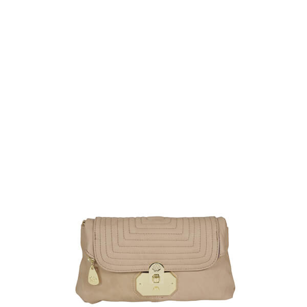 Mischa Barton Germaine Clutch Bag - Caramel