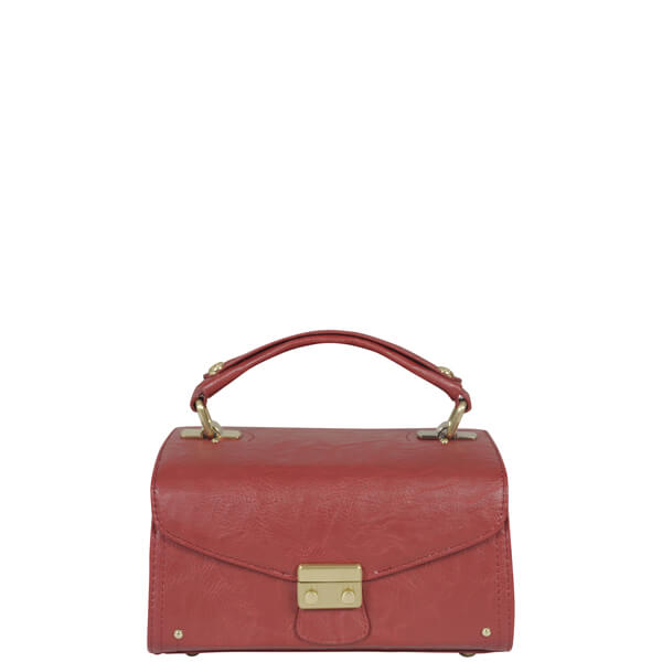 Mischa Barton Etienne Mini Box Shoulder Bag - Red