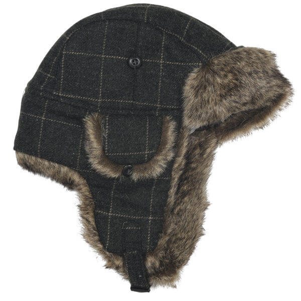 French Connection Men's Fur Canal Hat
