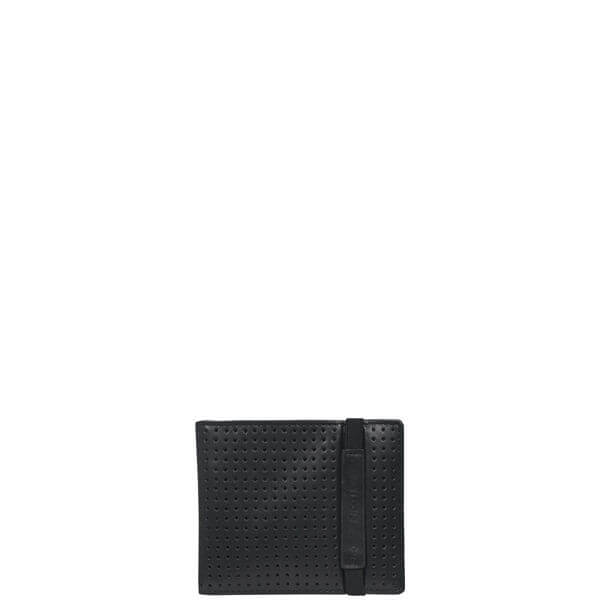 French Connection Men's Punch Out Wallet - Black