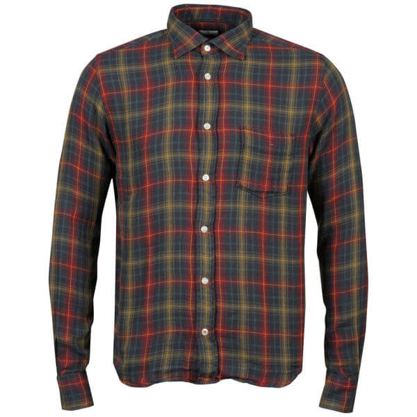Hartford Men's Paul Doubleface Check Shirt - Red Multi