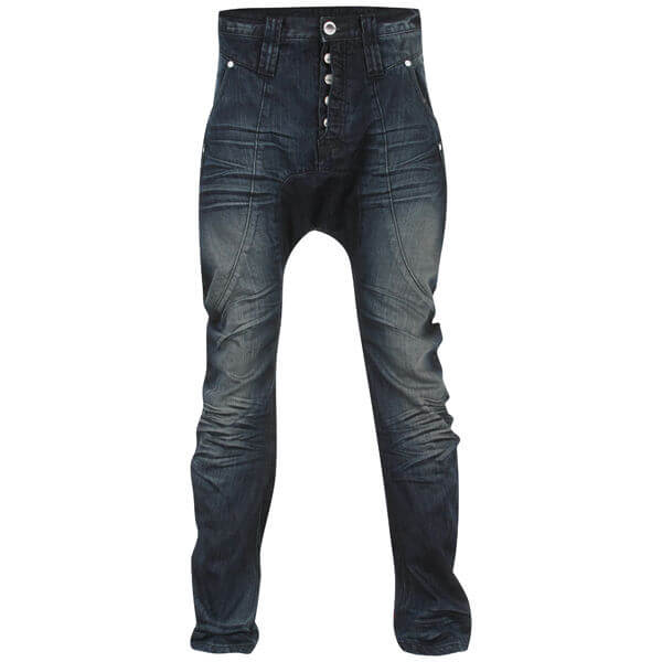 Humor Men's Zanka Drop Crotch Jeans - Blue