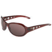 Diesel Women's Circular Frame Cut out Arm Detail Sunglasses