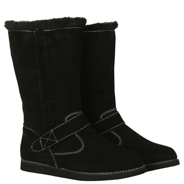 Rocket Dog Women's Saunte Fur Boot - Black (Damaged Box)