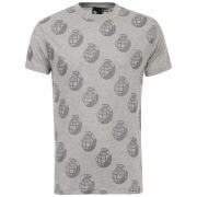Trainerspotter Men's Mono Grenade T-Shirt - Grey Marl