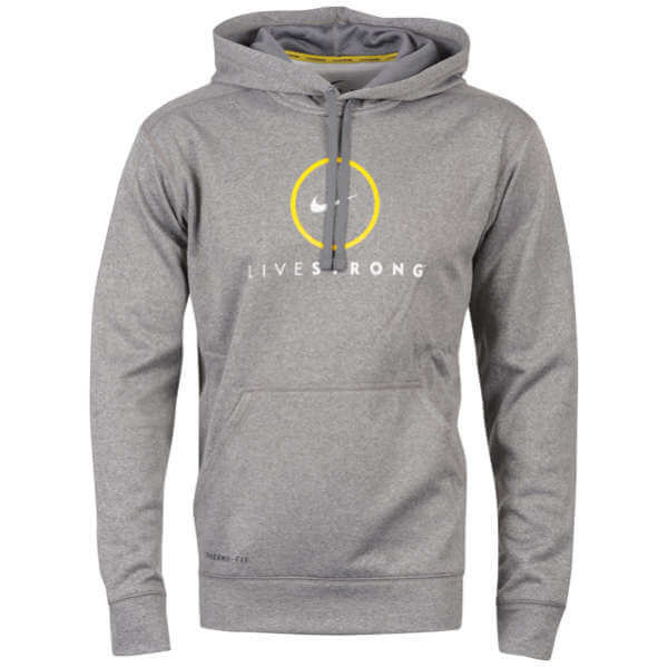 Nike Men's Livestrong K.O. II Hoody - Grey