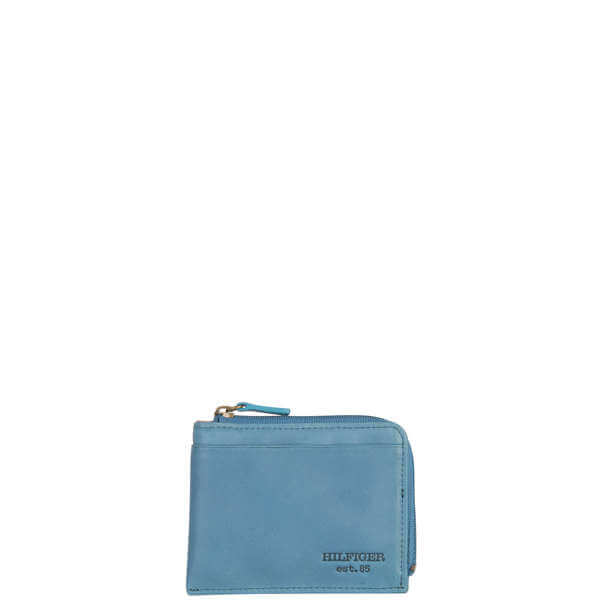 Tommy Hilfiger Men's Small Zip Wallet  - Turquoise