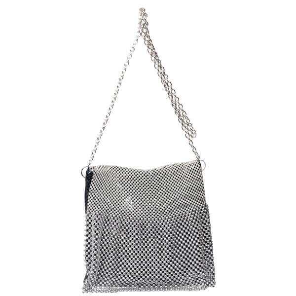 Drap Barcelona Two tone chainmail cross body bag 