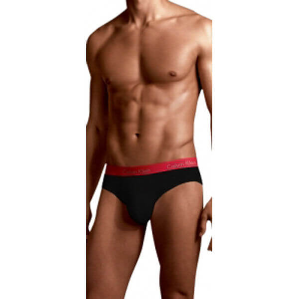 CALVIN KLEIN PRO STRETCH HIP BRIEF - BLACK