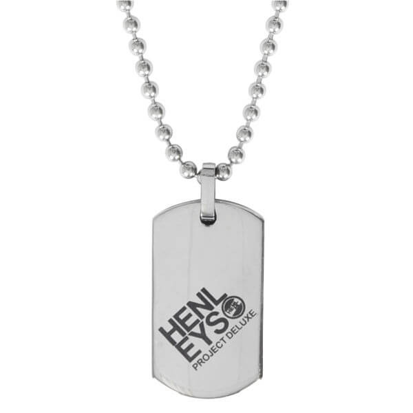 Henleys Smudge Dog Tag - Silver