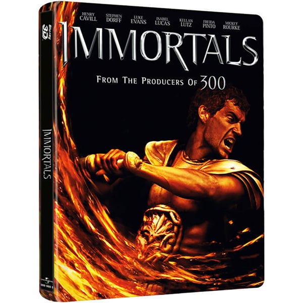 Immortals 3D - Steelbook (Includes 3D Blu-Ray, 2D Blu-Ray and Digital Copy)
