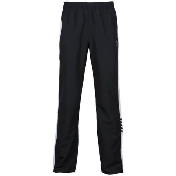 K-Swiss Men's Inset Warm Up Pants - Black/White