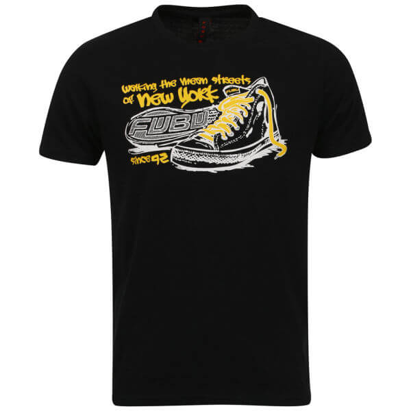 FUBU Men's Sneaker T-shirt - Black