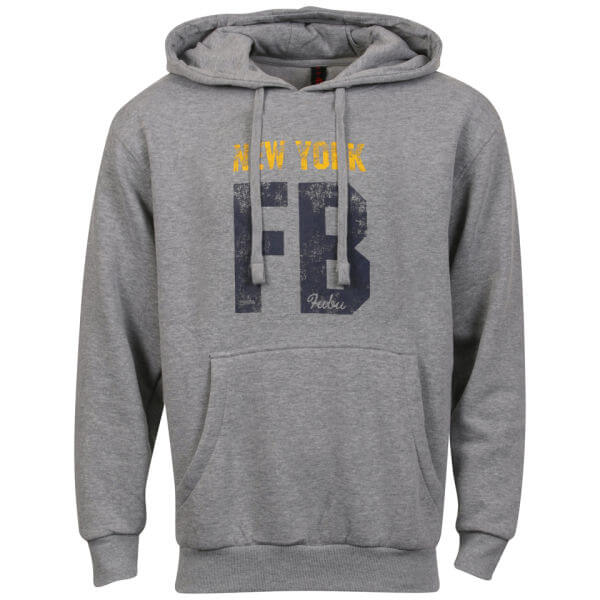 FUBU Men's New York FB Hoody - Grey