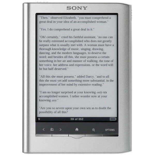 Sony PRS-350 Pocket Edition eReader - Silver