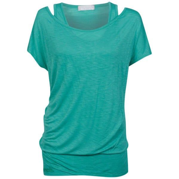 Bench Women's Foam Double Layer Top - Green