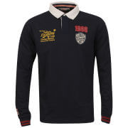 Tokyo Laundry Men's Wasp Rugby Shirt - Dark Midnight Blue