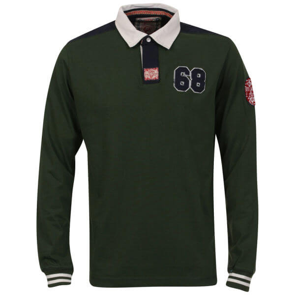 Tokyo Laundry Men's Robin Rugby Shirt - Rainforest