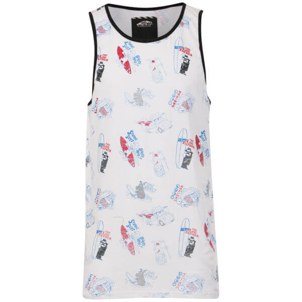 Vans Men's Surf Kooks Tank Vest - White