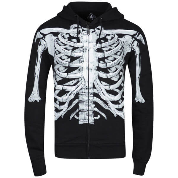 Iron Fist Men's Death In Arms Zip Hooded Sweatshirt  - Black