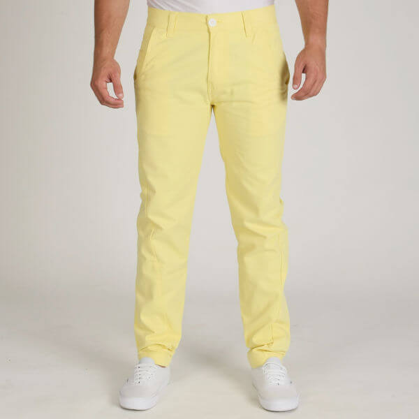 Bellfield Men's Twisted Leg Chino - Straw