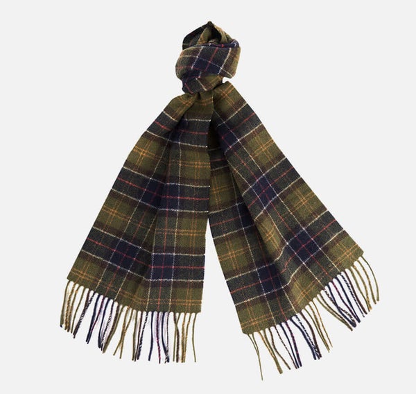 Barbour Heritage Men's Tartan Lambswool Scarf - Classic