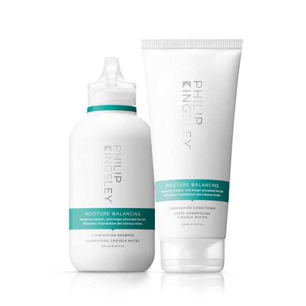 Duo hydratant équilibrant Philip Kingsley - Shampoing et après-shampoing