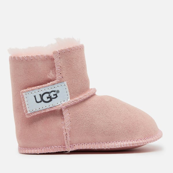 UGG Babies' Erin Logo Sheepskin Boots - Baby Pink