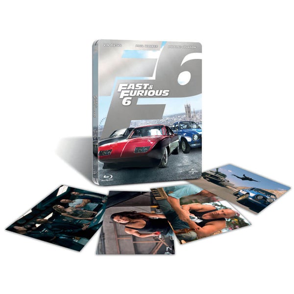 Fast and Furious 6 - Zavvi UK Exclusive Limited Edition Steelbook (Includes UltraViolet Copy and Exclusive Art Cards)