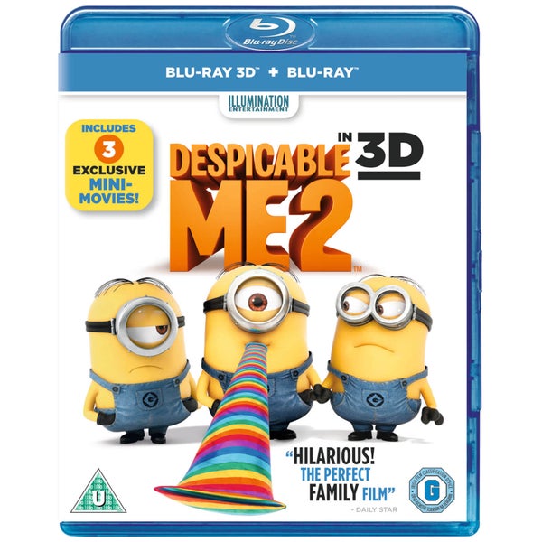 Despicable Me 2 3D (Bevat 2D Blu-Ray en UltraViolet Copy)