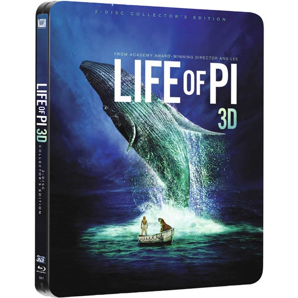 Life of Pi 3D (Includes 2D Version) - Zavvi Exclusive Limited Edition Steelbook