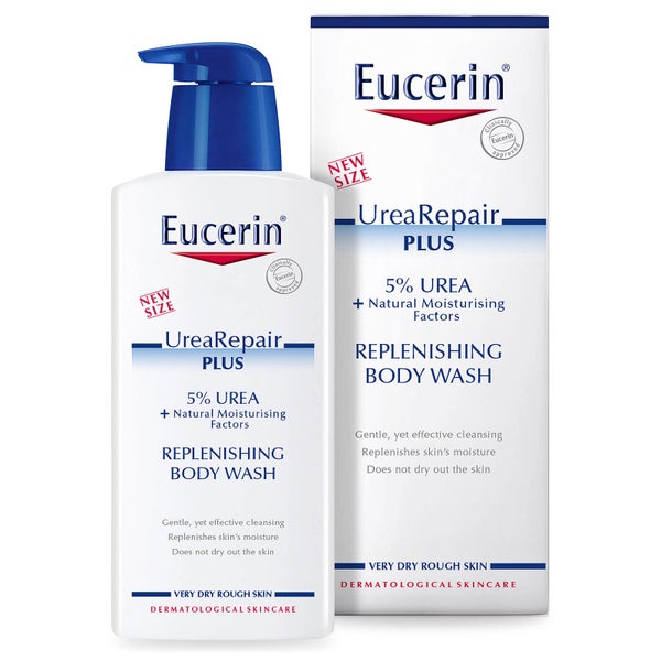 Eucerin® Dry Skin Body Wash rückfettende Waschlotion mit 5% Urea Plus-Lactat (400 ml)