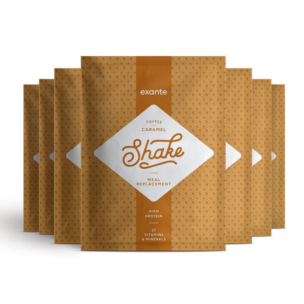 Meal Replacement Box of 7 Toffee Caramel Shakes