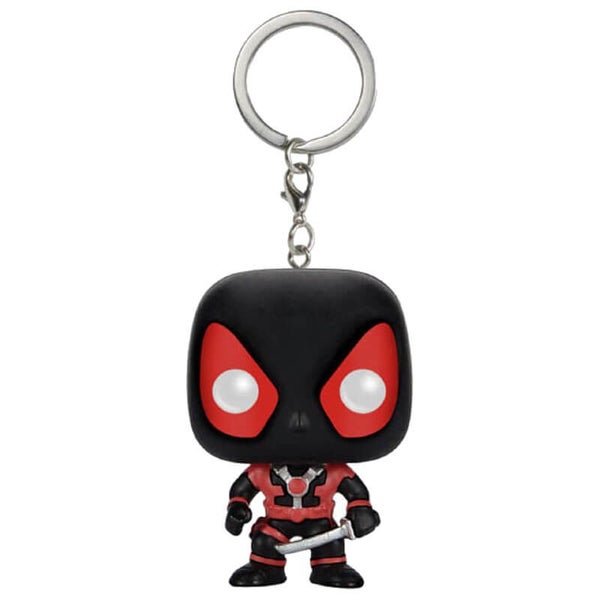 Marvel Deadpool Black Suit Pocket Pop! Sleutelhanger