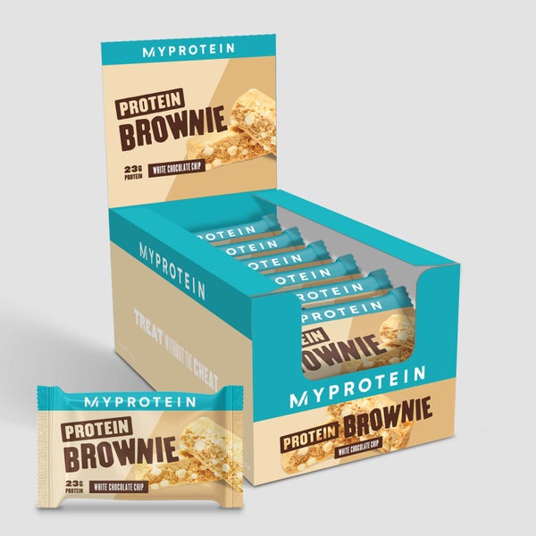 Protein Brownie - Hvit Sjokolade